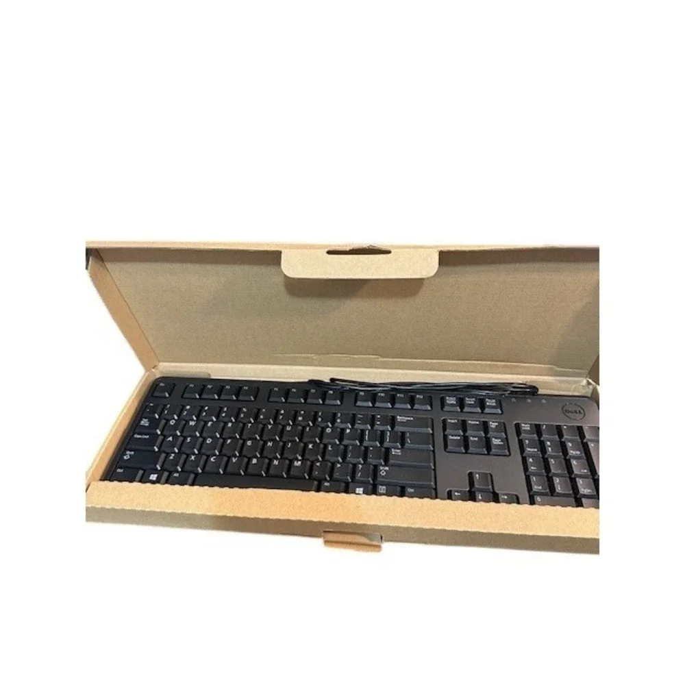 Dell KB212-B Wired USB Keyboard Black 0DJ454 QuietKey Full Size‎ QWERTY Layout